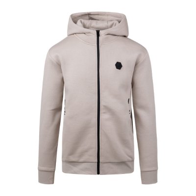 Cruyff - Forth Hooded Trainingsjack - Beige afbeelding