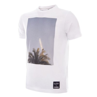 COPA Football x Glory - Floodlight & Palm Trees T-Shirt - Wit afbeelding