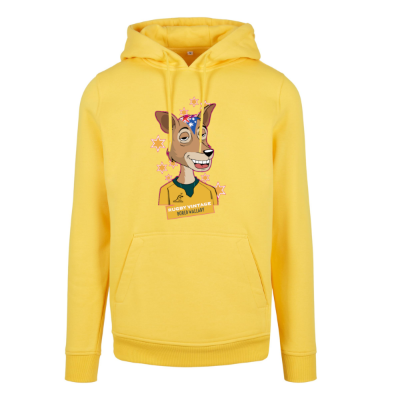 Rugby Vintage - Australië 'Bored' Wallaby Hoodie - Geel afbeelding