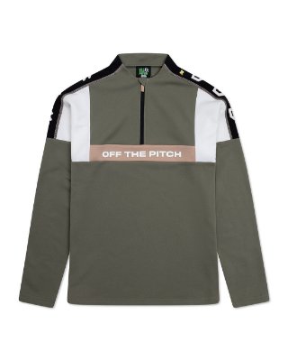 OTP x Robey - Héctor Half Zip Track Top - Leger Groen afbeelding