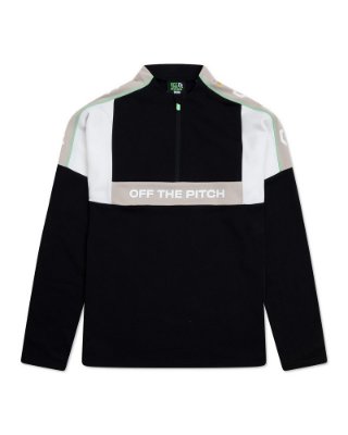 OTP x Robey - Héctor Half Zip Track Top - Zwart afbeelding