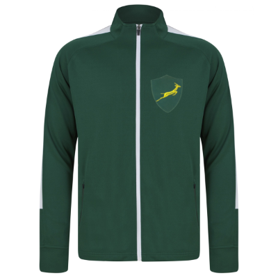 Rugby Vintage - Zuid-Afrika Springboks Trainingsjack - Groen/ Wit afbeelding
