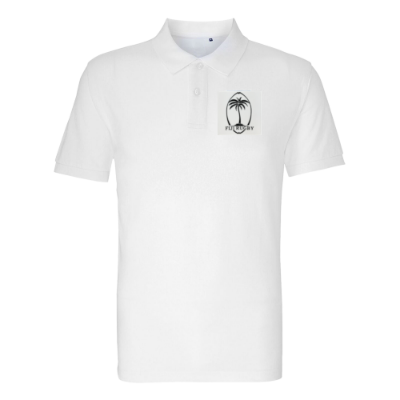 Rugby Vintage - Fiji Poloshirt - Wit afbeelding
