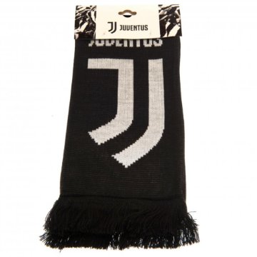 Juventus Retro Bar Scarf - Black/ White Juventus Retro Bar Scarf - Black/ White