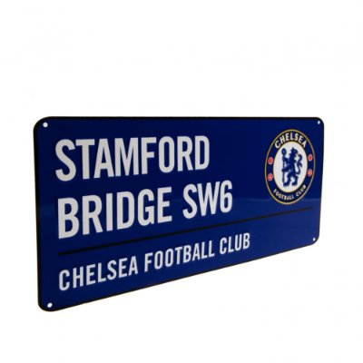 Chelsea Straatbord - Blauw (40cm x 18cm) afbeelding