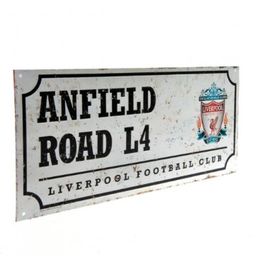 Liverpool FC Street Sign Retro Liverpool FC Street Sign Retro