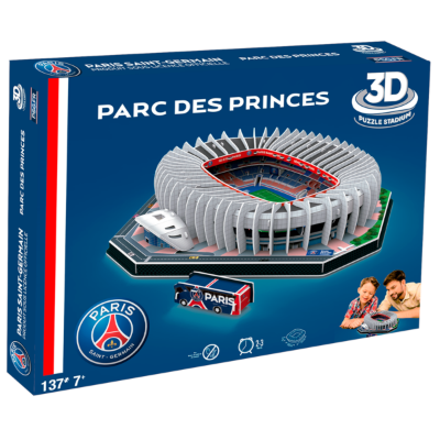 Paris Saint-Germain Parc des Princes Stadion - 3D Puzzel afbeelding