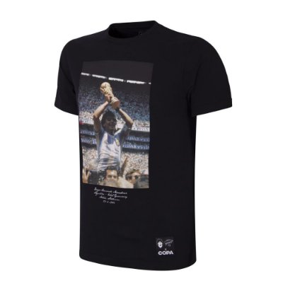 COPA Football - Maradona Argentinië WK 1986 Celebration T-Shirt - Zwar afbeelding