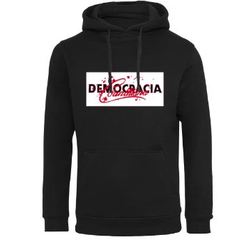 FC Eleven - Democracia Corinthiana Socrates 8 Hoodie - Zwart FC Eleven - Democracia Corinthiana Socrates 8 Hoodie - Zwart