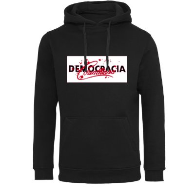 FC Eleven - Democracia Corinthiana Socrates 8 Hoodie - Zwart afbeelding