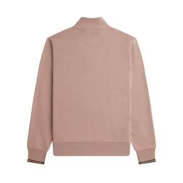 Fred Perry - Half Zip Sweatshirt - Dark Pink Fred Perry - Half Zip Sweatshirt - Dark Pink