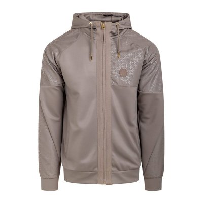 Cruyff - Tyron FZ Hooded Trainingsjack - Sand afbeelding
