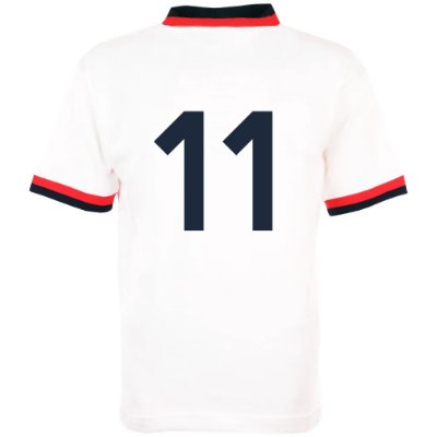 Cagliari Retro Voetbalshirt 1969-1970 + Nummer 11 (Riva) afbeelding