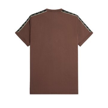Fred Perry - Contrast Tape Ringer T-Shirt - Carrington Brick Fred Perry - Contrast Tape Ringer T-Shirt - Carrington Brick