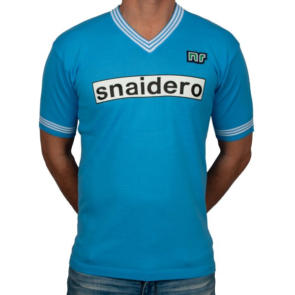 NR Nicola Raccuglia - Napoli 'snaidero' Official Retro Football Shirt 1981-1982 + Number 5 (Krol)