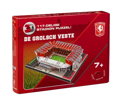 FC Twente Grolsch Veste Stadion - 3D Puzzel afbeelding