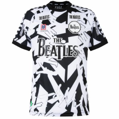 Meyba x The Beatles AOP Voetbalshirt - Wit/ Zwart afbeelding