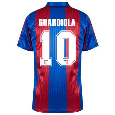 Meyba - Barcelona Retro Voetbalshirt 1989-1992 + Guardiola 10 afbeelding