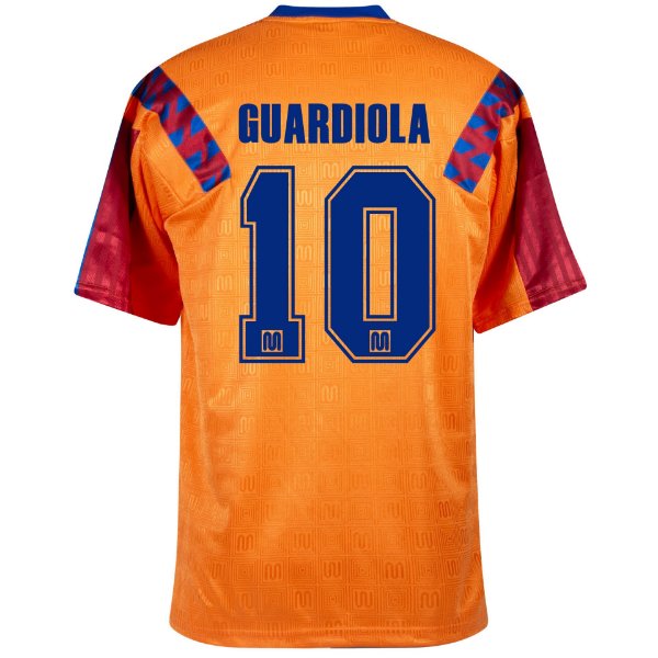Afbeeldingen van Meyba - Barcelona Retro Voetbalshirt 1991-1992 + Guardiola 10