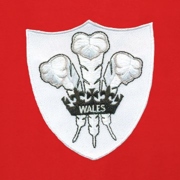Rugby Vintage - Wales Retro Rugby Shirt 1970's - Rood Rugby Vintage - Wales Retro Rugby Shirt 1970's - Rood