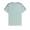 Fred Perry - Contrast Tape Ringer T-Shirt - Silver Blue/ Warm Grey