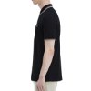 Fred Perry - Twin Tipped Polo Shirt - Black/ Coral Heat/ Silver Blue
