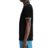 Fred Perry - Twin Tipped Poloshirt - Black/ Ice Cream/ Cyber Blue