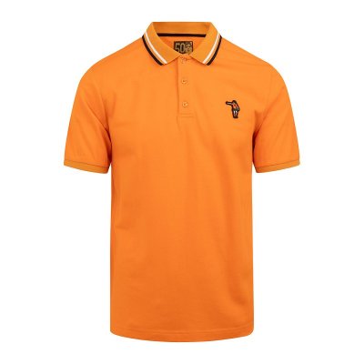 Cruyff - Nederland Dos Rayas Poloshirt - Oranje afbeelding
