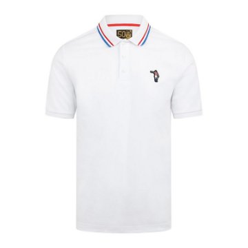 Cruyff - Croatia Dos Rayas Polo - White Cruyff - Croatia Dos Rayas Polo - White
