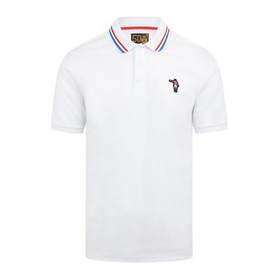 Sportus.nl Cruyff - Kroatië Dos Rayas Poloshirt - Wit