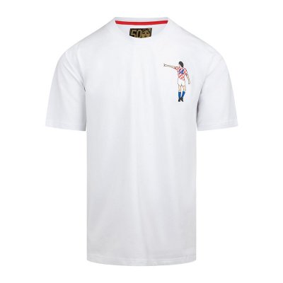 Cruyff - Kroatië Dos Rayas Graphic T-Shirt - Wit afbeelding