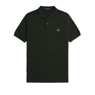 Fred Perry - Plain Tennis Poloshirt - Night Green afbeelding