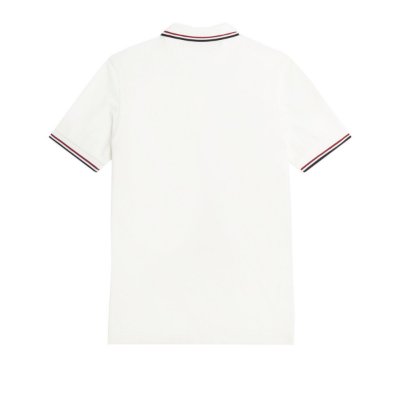 Fred Perry – Twin Tipped Polo Shirt – Snow / Burnt /