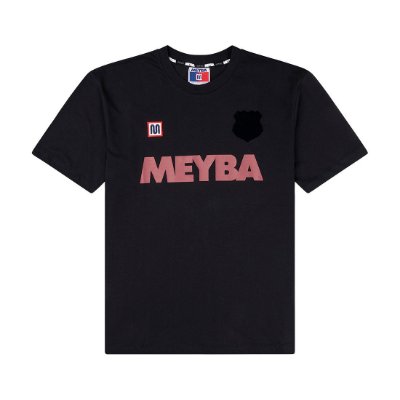 Meyba - Barcelona Retro Training T-Shirt - Zwart afbeelding