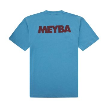 Meyba - Barcelona Retro Training T-Shirt - Sky Blue Meyba - Barcelona Retro Training T-Shirt - Sky Blue