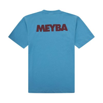Meyba – Barcelona Retro Training T-Shirt – Lichtblauw