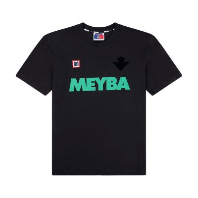 Meyba - Los Verdiblancos Retro Training T-Shirt - Zwart afbeelding