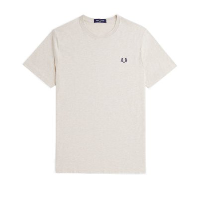 Fred Perry - Crew Neck T-Shirt - Porridge Marl afbeelding