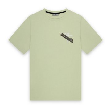 Off The Pitch - Tape Off Slim Fit T-Shirt - Gleam Green Off The Pitch - Tape Off Slim Fit T-Shirt - Gleam Green