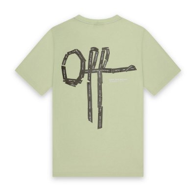 Off The Pitch – Tape Off Slim Fit T-Shirt – Gleam