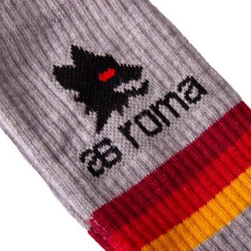 COPA Football - AS Roma Stripes Terry Socks - Grey COPA Football - AS Roma Stripes Terry Socks - Grey