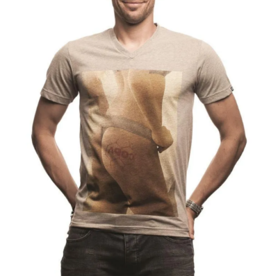COPA Football - Mark V-Neck T-Shirt - Grijs afbeelding