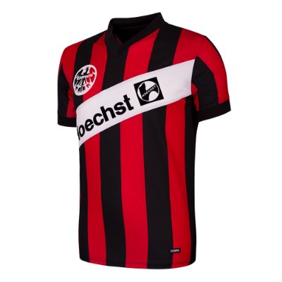 Eintracht Frankfurt Retro Voetbalshirt 1990-1991 afbeelding