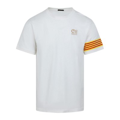 Cruyff - Barca Retro Voetbalshirt 1978 + Nummer 9 - Wit afbeelding