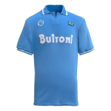 NR Nicola Raccuglia - Napoli Official Replica Retro Football Shirt 1985-1986 + Number 10 (Maradona) NR Nicola Raccuglia - Napoli Official Replica Retro Football Shirt 1985-1986 + Number 10 (Maradona)