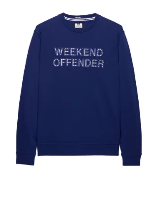Weekend Offender - Warwick Sweater - Navy afbeelding