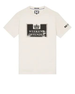 Weekend Offender - Bonpensiero Graphic T-Shirt - Ivory afbeelding