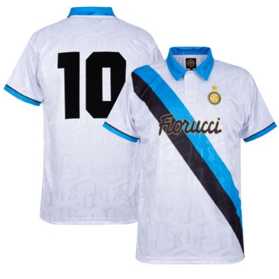 F.C. Internazionale Retro Shirt Uit 1993-1994 + 10 (Bergkamp) afbeelding