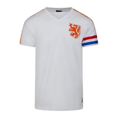Cruyff - Holland Aanvoerder Retro Shirt Uit WK 1974 + Nummer 14 afbeelding