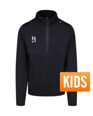 Robey - Off Pitch Scuba Half-Zip Top - Zwart - Kinderen afbeelding
